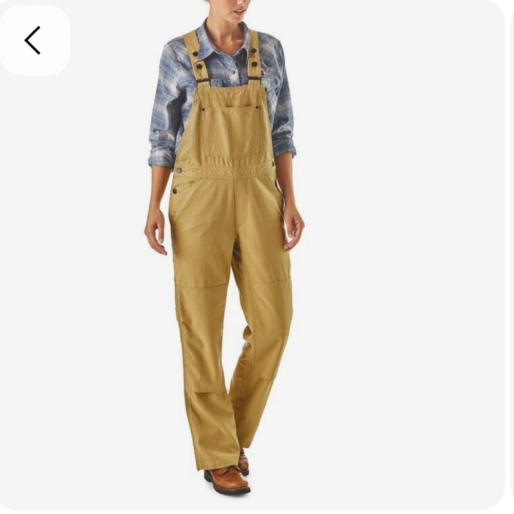 Patagonia All Seasons Hemp Canvas Bib Overalls, XS